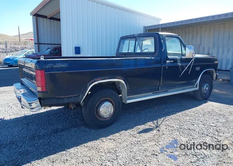 1985 Ford F250 из США, поврежденный, VIN 1FTHF2610FPB57072